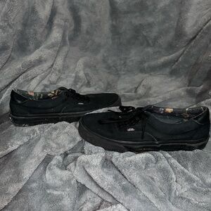 Black lace up Vans